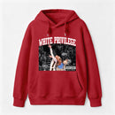 White Privilege Graphic Funny Basketball Meme Hoodie