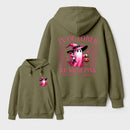 In October We Wear Pink Ghost Halloween Breast Cancer Awareness Hoodie