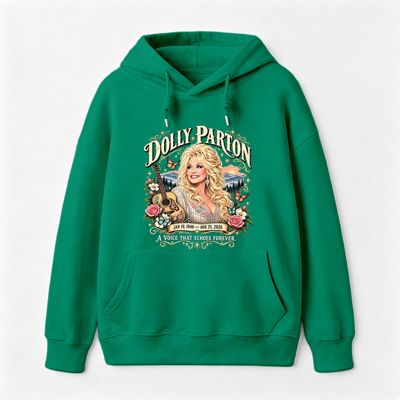 Country Music Tribute Dolly Parton Style Memorial Hoodie