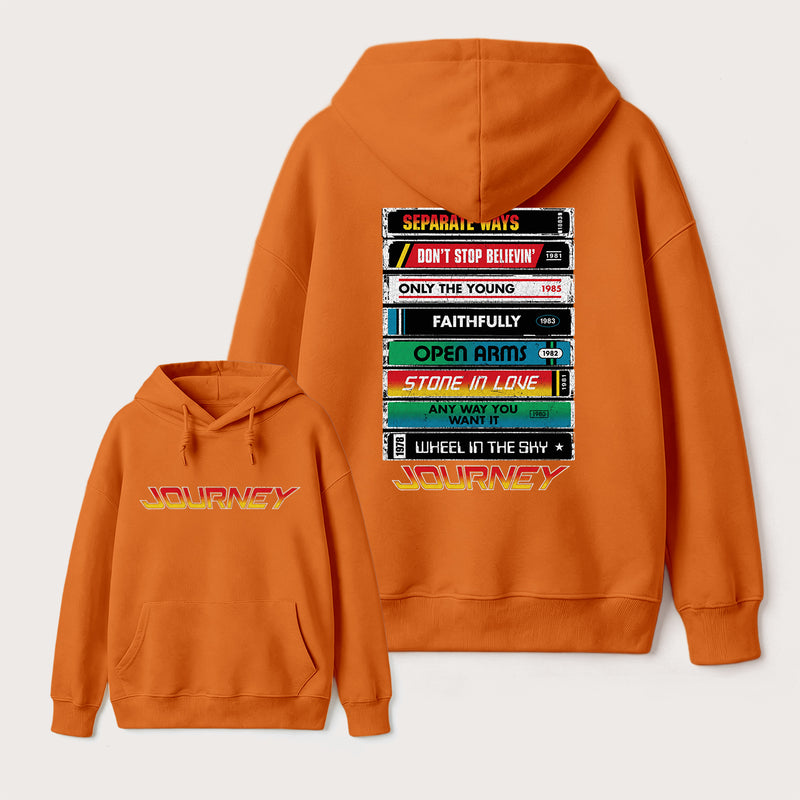 Journey Band Vintage Rock Music Hoodie