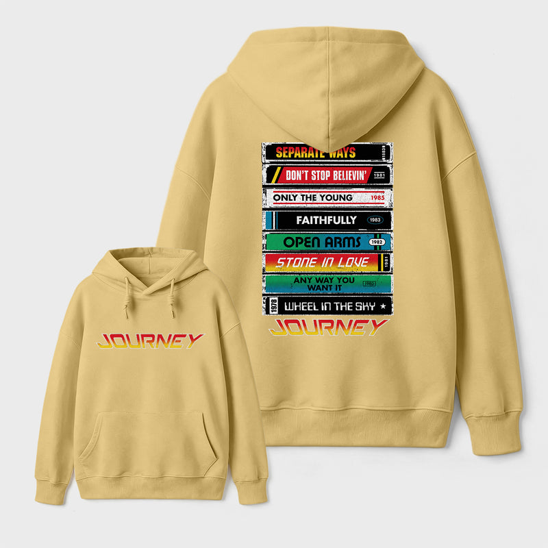 Journey Band Vintage Rock Music Hoodie