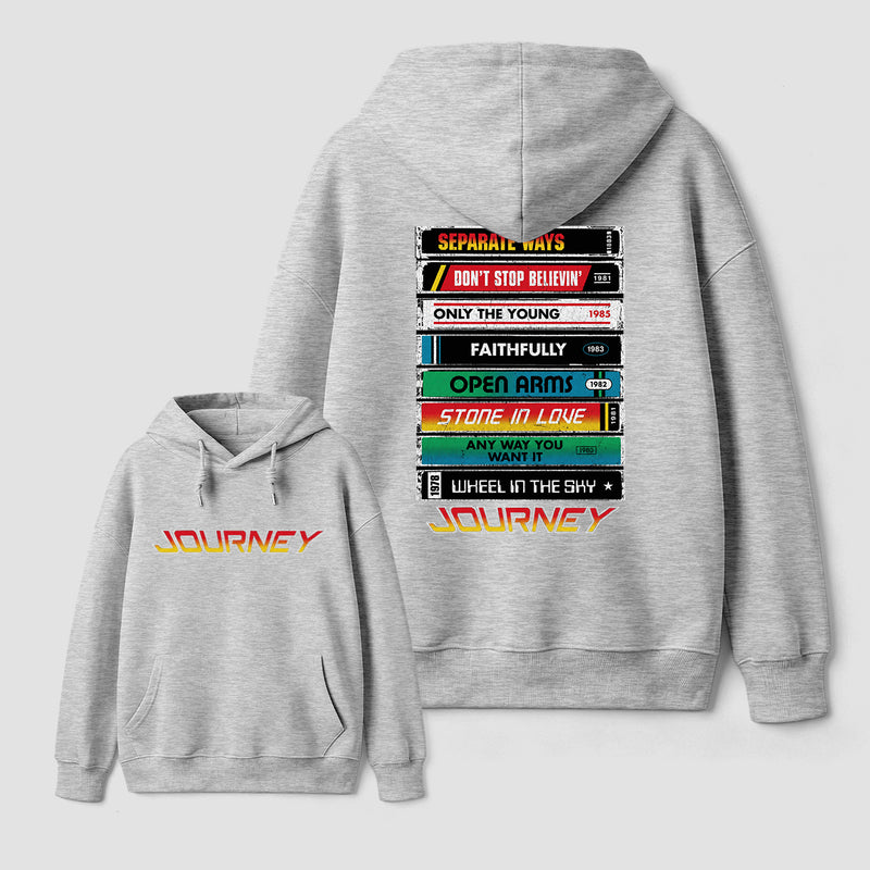 Journey Band Vintage Rock Music Hoodie