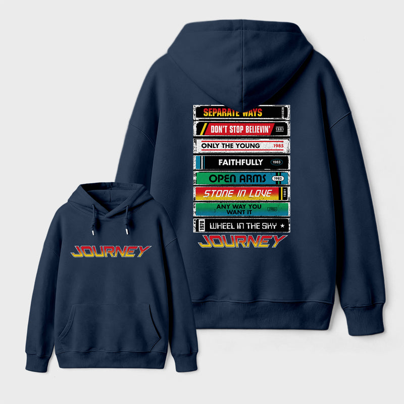 Journey Band Vintage Rock Music Hoodie