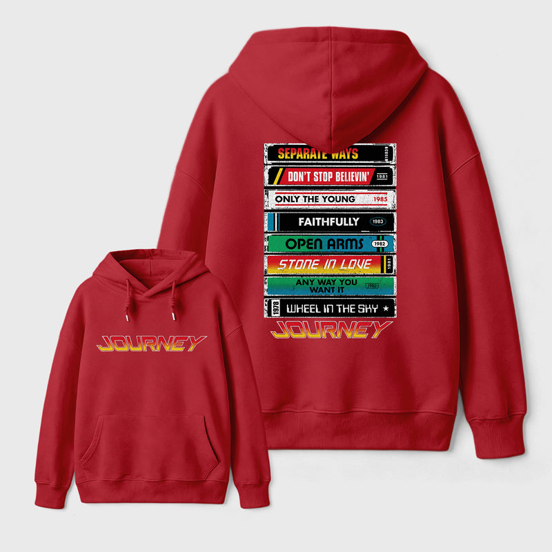Journey Band Vintage Rock Music Hoodie