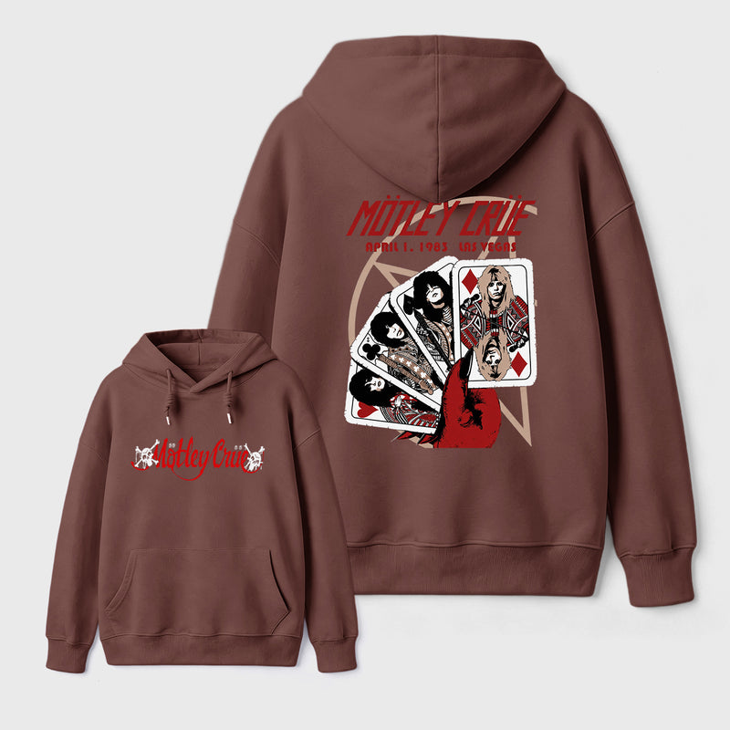 Motley Crue Rock Band Classic Hoodie