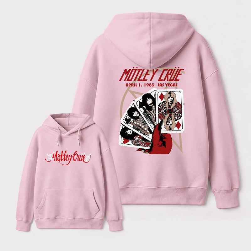 Motley Crue Rock Band Classic Hoodie