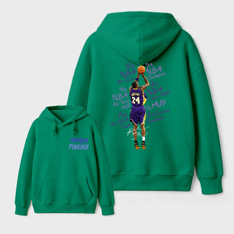 Kobe Bryant Mamba Forever Basketball Hoodie