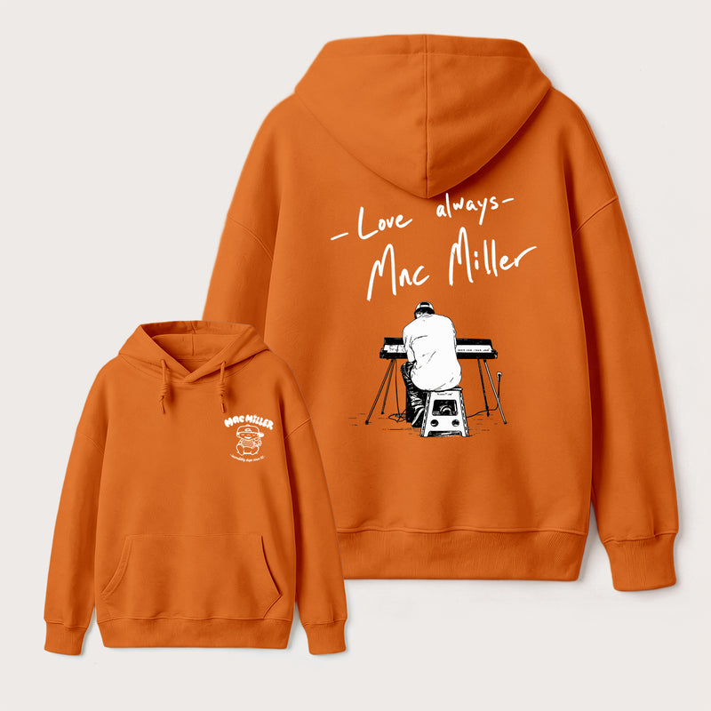 Mac Miller Love Always Vintage Hip Hop Graphic Hoodie