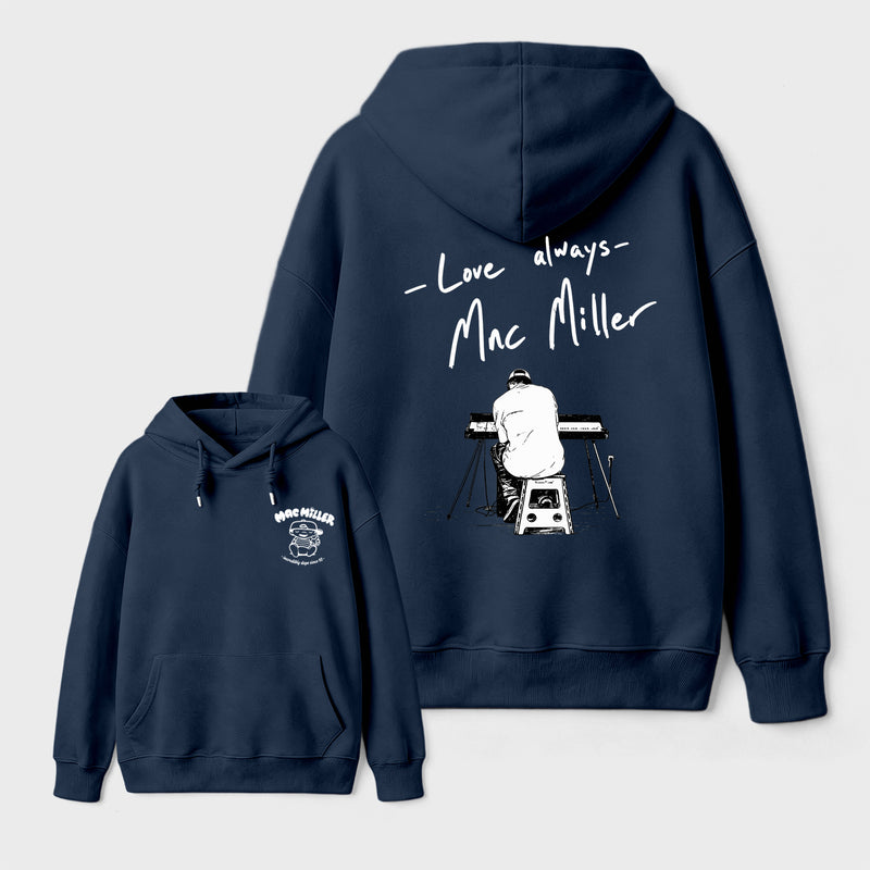 Mac Miller Love Always Vintage Hip Hop Graphic Hoodie