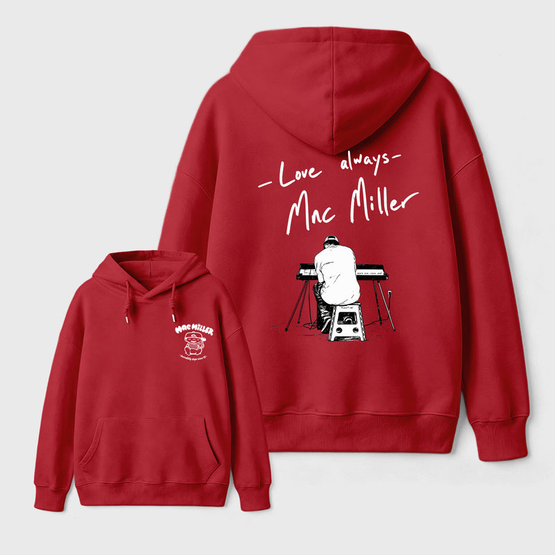 Mac Miller Love Always Vintage Hip Hop Graphic Hoodie