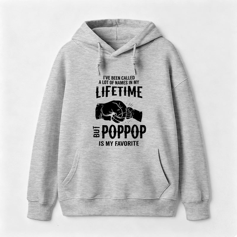Pop Pop Name Graphic Casual Streetwear Hoodie